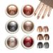 Kit de poudre ongles chrom poudre de ongles chrom e Paillettes Femmes Fingernail Pigment Nail Pigment Powder Shimmer pour petite amie femme amie s ur fille 03 C