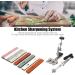 Professional Knife Sharpening Stone Kit - Fixed Angle Whetstone Set for Fine Grinding & Polishing | Ideal Kitchen Knife Sharpener - Buy Online on GoSupps.com