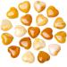 Xiannvxi 10 PC yellow Aventurin crystals stones heart stone love healing crystal gemstones set polished natural happiness