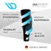 Diasports Calves Compression Stockings for Men & Women - Premium Calf Bandages for Marathon & Triathlon | 100% Compression & Max Support | Available in Black & Blue - Buy Online on GoSupps.com