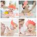 2PCS Crown Baby Shower Cap - Adjustable Bath Shield Visor for Kids - Red+Yellow - Buy Online on GoSupps.com