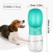Kalimdor Dog Water Bottle 12oz - Leak Proof Portable Pet Water Dispenser for Outdoor Walking, Hiking, Travel - BPA Free Blue Plastic - Buy Online on GoSupps.com