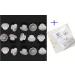 Orthodontic Composite Lingual Buttons - Pack of 10 Transparent Round Base | Dental Bondable Buttons - Buy Online on GoSupps.com