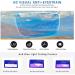 Henotin 4 Pair Reading Glasses for Men & Women - Half Moon Blue Light Blocking Eyeglasses Spring Hinge A-mix 2.0 Diopters - Buy Online on GoSupps.com