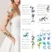 ROARHOWL words temporary tattoos for women and men Inspirational  proverb  Bible  religion  gospel  text  words Exquisite and aesthetic temporary tattoos fake tattoo kit (Design 3)