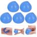 Ververt Touch Handle Gaugers - 5-Piece Silicone Massage Balls for Pressure Relief & Fitness - Blue (30 Hardness) - Buy Online on GoSupps.com