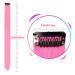 22 Inch Pink Clip-In Hair Extensions for Girls - Colorful Straight Party Highlights | 10 Pcs Hair Accessories for Women & Children - Buy Online on GoSupps.com