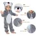 COOKY.D Baby Hooded Rompers | Winter Flannel Jumpsuit Pajamas for Infants | Koala Design | 6-12 Months - Buy Online on GoSupps.com