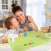TinyHalo 8-Piece Silicone Craft Mat Set for Painting & DIY Art - Ideal for Kids & Adults - Includes Paint Brushes, Cleaning Sponge, & Storage Bag - Buy Online on GoSupps.com