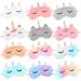 Newcotte 12 Pcs Unicorn Sleep Mask Rainbow Unicorn Plush Eye Covers Soft Eye Mask for Sleeping Bulk Funny Sleeping Mask Sleep Blindfold for Women Night Party Travel Nap Lunch Break