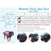 Vivaglory Sports Style Dog Life Jacket - Adjustable Durable Buoyancy Vest for Small Dogs (XS 43-51 cm) - Safe Fastening System - Blue - Buy Online on GoSupps.com