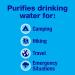 LifeStraw Personal Water Filter 5 Pack + Carry Case & Tablets - Perfect for Hiking, Camping, Travel & Survival - Blue - Buy Online on GoSupps.com