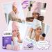 Umisleep Extra Large Microfiber Hair Towel 2 Pack - Ultra Absorbent Hair Drying Wrap for Curly Long Thick Hair - Anti Frizz Hair Turban - White Pink - Buy Online on GoSupps.com