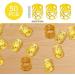 Cipszoely 50 Pieces Gold Hair Cuffs Girls Gold Hair Accessories Aluminum Dread Locks Anti-Rust Plating Braid Accessories Hair Jewelry Rings Clips Dreadlocks Accessories for Hiphop Fans - Buy Online on GoSupps.com