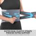 ABYON Lower Back Support Belt for Pain Relief | Air Mesh Adjustable Brace for Women and Men | Ideal for Herniated Disc, Sciatica, Scoliosis | Size M (34.2''-43.3'') Grey-White - Buy Online on GoSupps.com