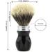Jag Shaving Badger Hair Shaving Brush - Super Silver Tip & Black Handle for Perfect Wet Shaving | International Shipping - Buy Online on GoSupps.com