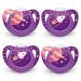 Nuk Orthodontic Pacifier Space Girl 6-18 Months 4pk 6-18 Month (4 Pack) Outerspace Purple
