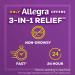 Allegra Adult 24HR Non-Drowsy Antihistamine 30 Tablets - Fast-acting Allergy Relief - 180mg, 30 Count - Buy Online on GoSupps.com