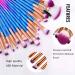 GreenLife Makeup Brushes set 20 pcs Unicorn eye Makeup Brush kit Premium Synthetic Face Eyes Eyeliner Foundation Brush Blending Eyeshadow Blush Concealer Cosmetic Brushes Powder Cream Brush - Blue - Buy Online on GoSupps.com