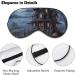 Halloween Castle Dark Sleep Eye Mask - Elastic Strap/Headband for Women Men, Perfect for Sleep, Travel, Nap - Buy Online on GoSupps.com