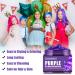 Temporary Hair Color Wax: Blue Purple Pink Green | DIY Wash Out Hair Dye Cream for Halloween | Kids Men Women Friendly - Buy Online on GoSupps.com