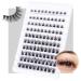 Cluster Lashes GWAWG Individual Lashes 100 Lash Clusters C D Curl Individual Cluster eyelashes DIY Lash Extensions Reusable False Eyelashes 3D Wispy Fluffy Lashes 10-16mm Length