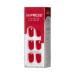 KISS imPRESS Reddy or Not Short Length Press-On Nails w/ PureFit Technology - Includes Prep Pad, Mini Nail File, Cuticle Stick - 30 Fake Nails - Buy Online on GoSupps.com