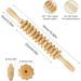 Srttr Fascienstab Wood Massage Roller - Anti-Cellulite Beech Wood Body Roller for Legs & Neck - 43 cm Fascia Relief - Buy Online on GoSupps.com