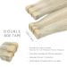Salife Extensions Real Hair - 20PCs 50g 55cm 22 inch Ashblond & Platinblond Remy Invisible Tape Extensions - Seamless Skin Weft - Buy Online on GoSupps.com