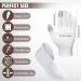 Sintege 10 Pairs Moisturizing Socks and Gloves Set - Touch Screen & Cosmetic White | Hand & Foot Spa Treatment for Dry, Chapped Skin | Overnight Gloves & Spa Socks for Men and Women - Includes Storage Bag - Buy Online on GoSupps.com