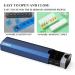 Extra Large 7-Day Pill Organizer | Aluminum Weekly Travel Pill Box | Cute Vitamin & Supplement Holder - Blue - Buy Online on GoSupps.com