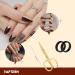 Golden Premium Nail Scissors Professional Curved Cuticle Scissors Manicure Scissors J2 Stainless Steel for Women Men Toenail Shears 4 Inch - Buy Online on GoSupps.com