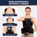 AOFITBRACE Back Brace Posture Corrector for Women and Men Breathable Adjustable Full Back Straightener for Upper Lower Small Black - Buy Online on GoSupps.com