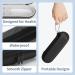 Toothbrush Travel Case with 2 Toothbrush Head Cover Caps for Oral-B/Oral-B Pro/Philips Sonicare Electric Toothbrush Keeps Toothbrush Fresh and Clean Portable Waterproof Travel Organizer Set Black Silver Case and 2 Caps - Buy Online on GoSupps.com