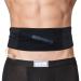 DiaBelt Breathable Peritoneal Dialysis Belt with Mesh Pouch PD Catheter Transfer Set Holder Accessories with Slits for G-Tube Feeding Tube Peg Tubing Stomach Women Men Adults Black, Large (Pack of 1) Large (Pack of 1) Black