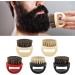 Professional Men's Beard Care Brush Bristles With Ergonomic Handle Comforable Mustache Grooming Tool Black Handle Black H - Buy Online on GoSupps.com