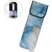 Blue Marble Print Neoprene Curling Iron Holder | Water Resistant & Heat Resistant Travel Organizer for Women - Buy Online on GoSupps.com