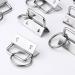 50 Sets Key Fob Hardware Keychain Wristlet with Split Ring 1 Inch - Buy Online on GoSupps.com