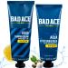BAD ACE Aqua Bundle | Korean Skin Care for Men | Protects Skin from Razor Burn | Jeju Ocean Men's Shaving Cream (4 oz) & After Shave Balm for Men (3 oz) Jeju Ocean Bundle (Shaving Cream & After Shave Set)