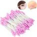 100 Cotton Swabs in One-Way Paper Roll | Double Color Beauty Make-Up Aids for Cosmetic Cleaning Make-Up Removal & Wound Care (Pink) - International Shipping Available - Buy Online on GoSupps.com