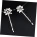 FOMIYES 6 Pairs Bridal Rhinestone Barrette 90s Jewelry for Women Aesthetic Hair Accessories Metal Hair Clips for Women Rhinestones Hair Pin Wedding Hair Pin Zinc Alloy Pearl Hairpin Bride - Buy Online on GoSupps.com