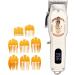 Electric Hair Clipper Stainless Steel Blades Electric Trimmer Low Noise USB Rechargeable for Home for Men - Buy Online on GoSupps.com
