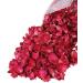 Quesuc 100g Natural Dried Rose Petals Real Flower Dry Red Rose Petal for Foot Bath Body Bath Spa Wedding Confetti Home Fragrance DIY Crafts Accessories