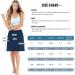 beroy Women's Skorts Skirts - Knee Length Athletic Skirt with Shorts, Navy, XL - Buy Online on GoSupps.com