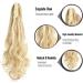 Ponytail Extensions 22" Wavy Ponytail Hair Claw Jaw Clip in Hair Extension Heat Resistant Fiber Ponytail Hairpiece for Women Girls Extension Synthetic Long Wave Hair for Women(Color:0014) - Buy Online on GoSupps.com