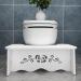 7 Inch Foldable Toilet Stool for Adults & Kids - Eco-Friendly Wood-Plastic Board - Buy Online on GoSupps.com