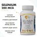 Coco March Selenium 200mcg - Thyroid Support & T4 to T3 Conversion - 90 Vegan Capsules - Buy Online on GoSupps.com