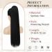 Shop Sofeiyan 60cm Black Ponytail Hair Extension - Natural Soft Synthetic Braid for Women - Long Straight Ponytail with Cord Strain - Buy Online on GoSupps.com