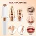 YOGINGO 2 in 1 Rechargeable Eyebrow Trimmer & Hair Removal Tool with LED Light - Painless Precision for Women's Face, Lips, Nose, Body, Arms - Buy Online on GoSupps.com