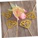 ibasenice 300 Pcs Wedding Decorations for Ceremony Wedding D cor Wedding Topper Gold Diamond Topper Birthday Diamond Dessert Topper Wedding Ceremony Decorations Gold Decor Cake Paper Cup Goldenx3pcs mediumx3pcs - Buy Online on GoSupps.com